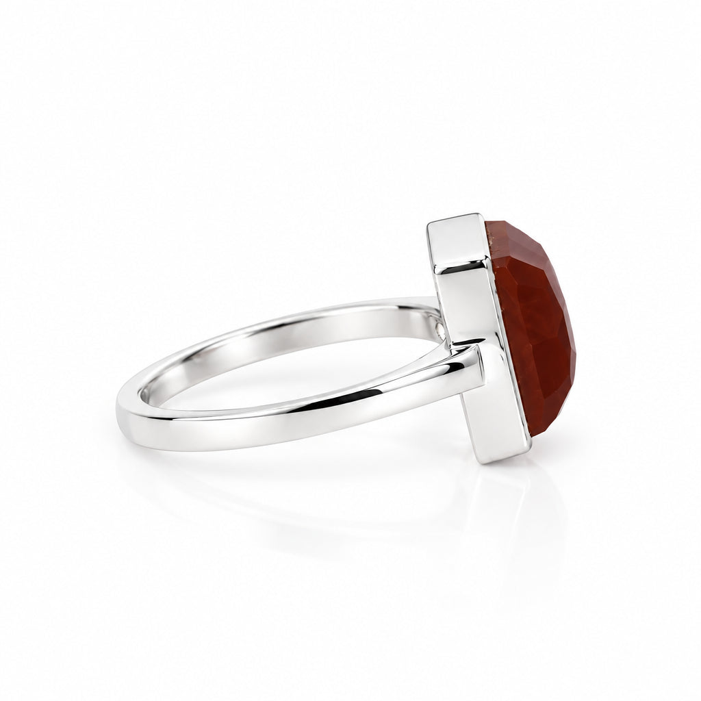 Bunyan Yemeni Aqeeq Sterling Silver Ring