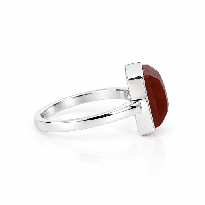 Bunyan Yemeni Aqeeq Sterling Silver Ring