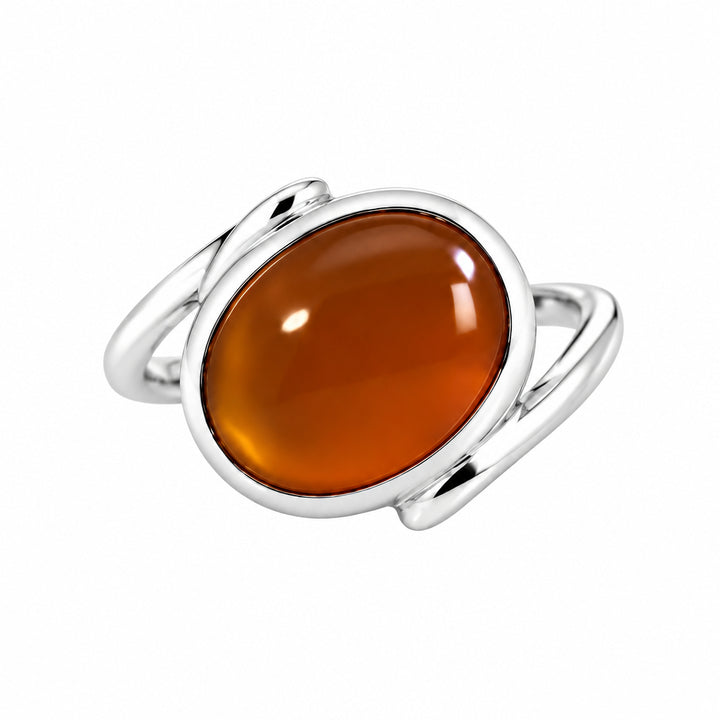 Saylan Yemeni Aqeeq Sterling Silver Ring