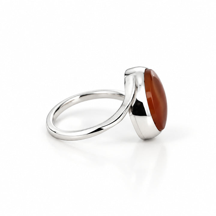 Saylan Yemeni Aqeeq Sterling Silver Ring