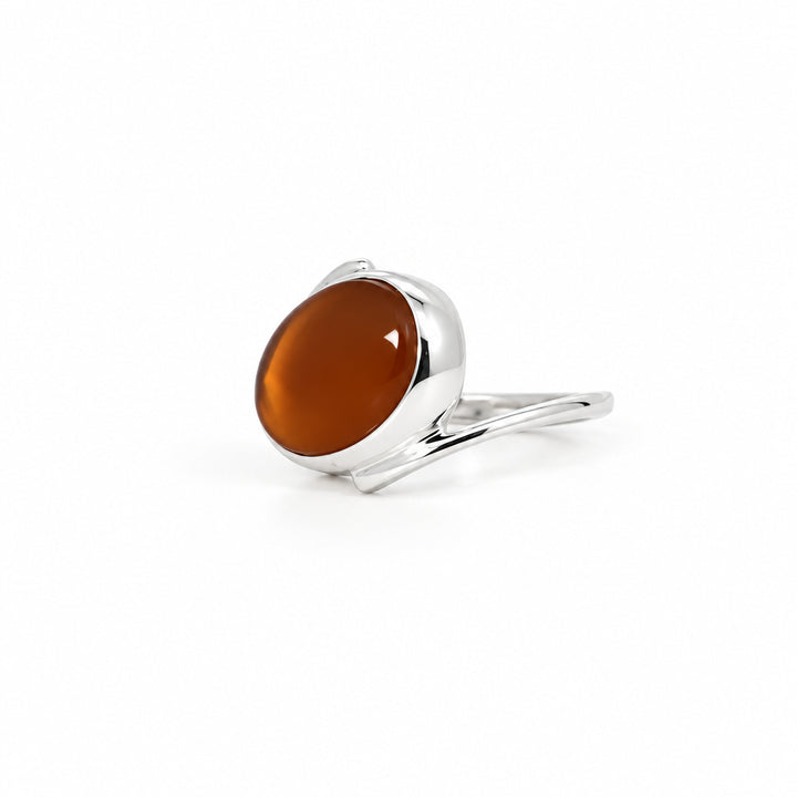 Saylan Yemeni Aqeeq Sterling Silver Ring