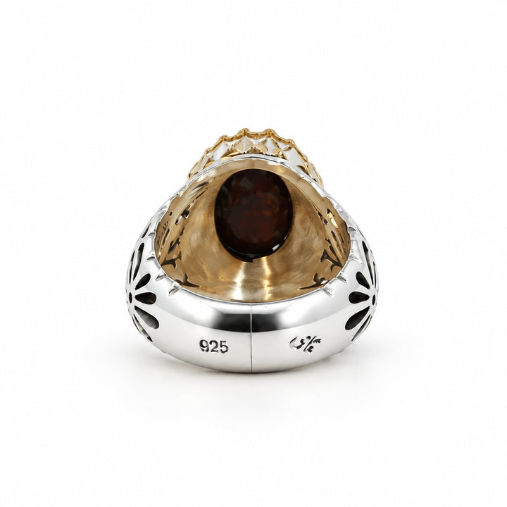Shamseh Neyshabur Turquoise Sterling Silver Ring