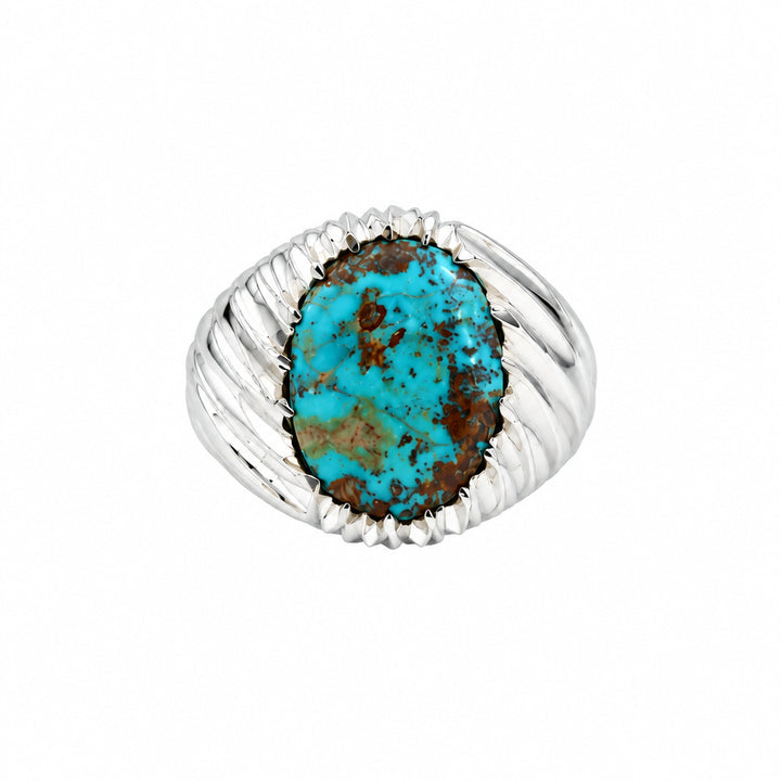 Kuhsar Neyshabur Turquoise Sterling Silver Ring