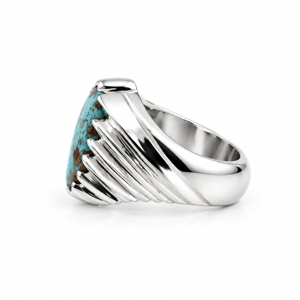 Kuhsar Neyshabur Turquoise Sterling Silver Ring