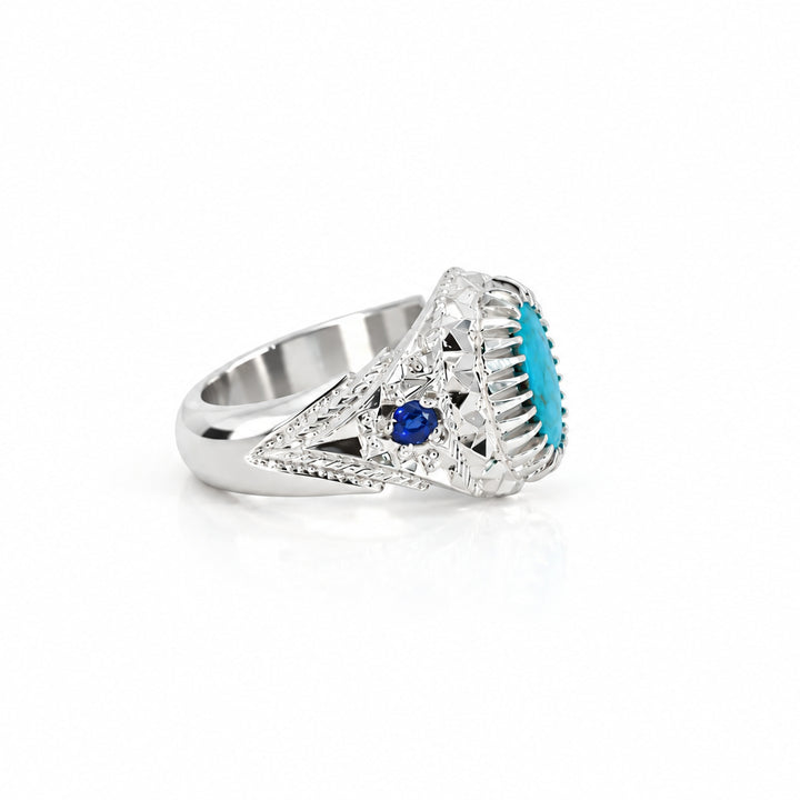 Falak Neyshabur Turquoise Sterling Silver Ring
