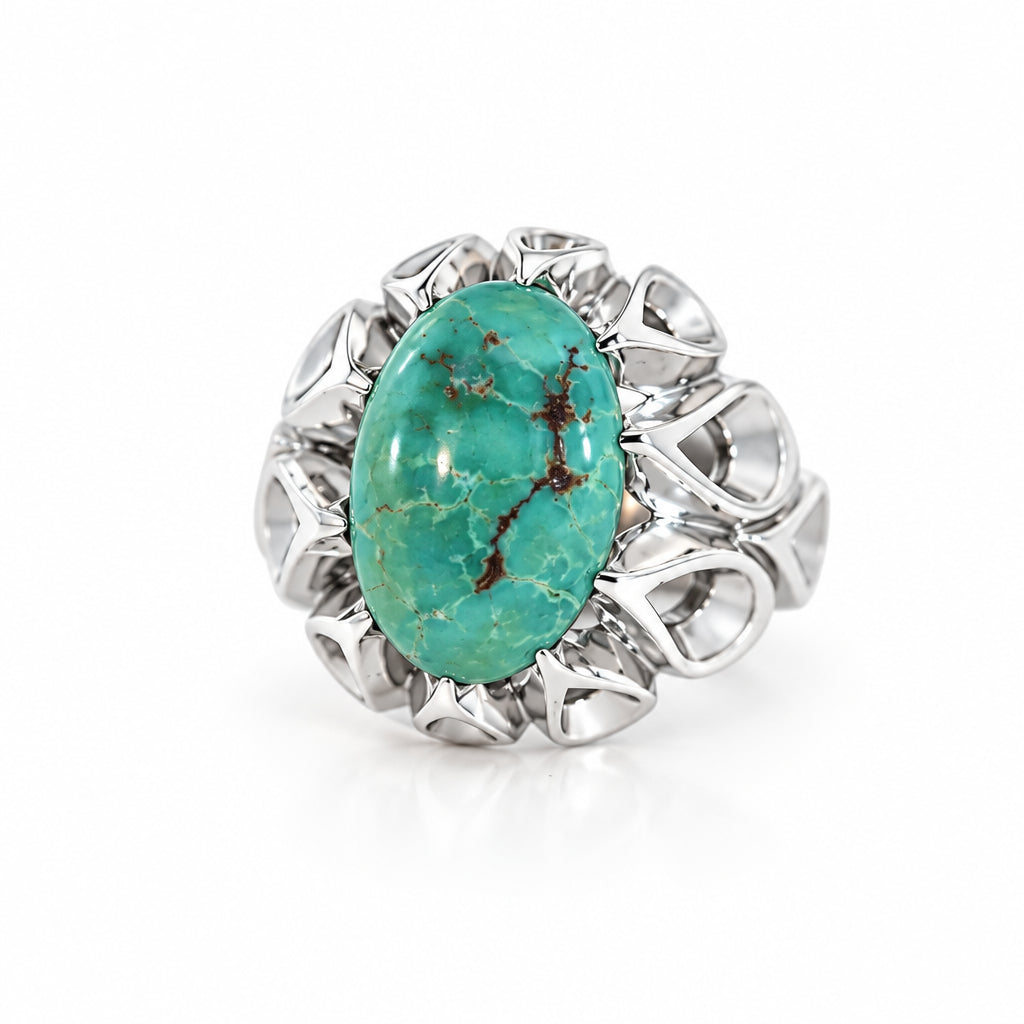 Golshan Neyshabur Turquoise Sterling Silver Ring
