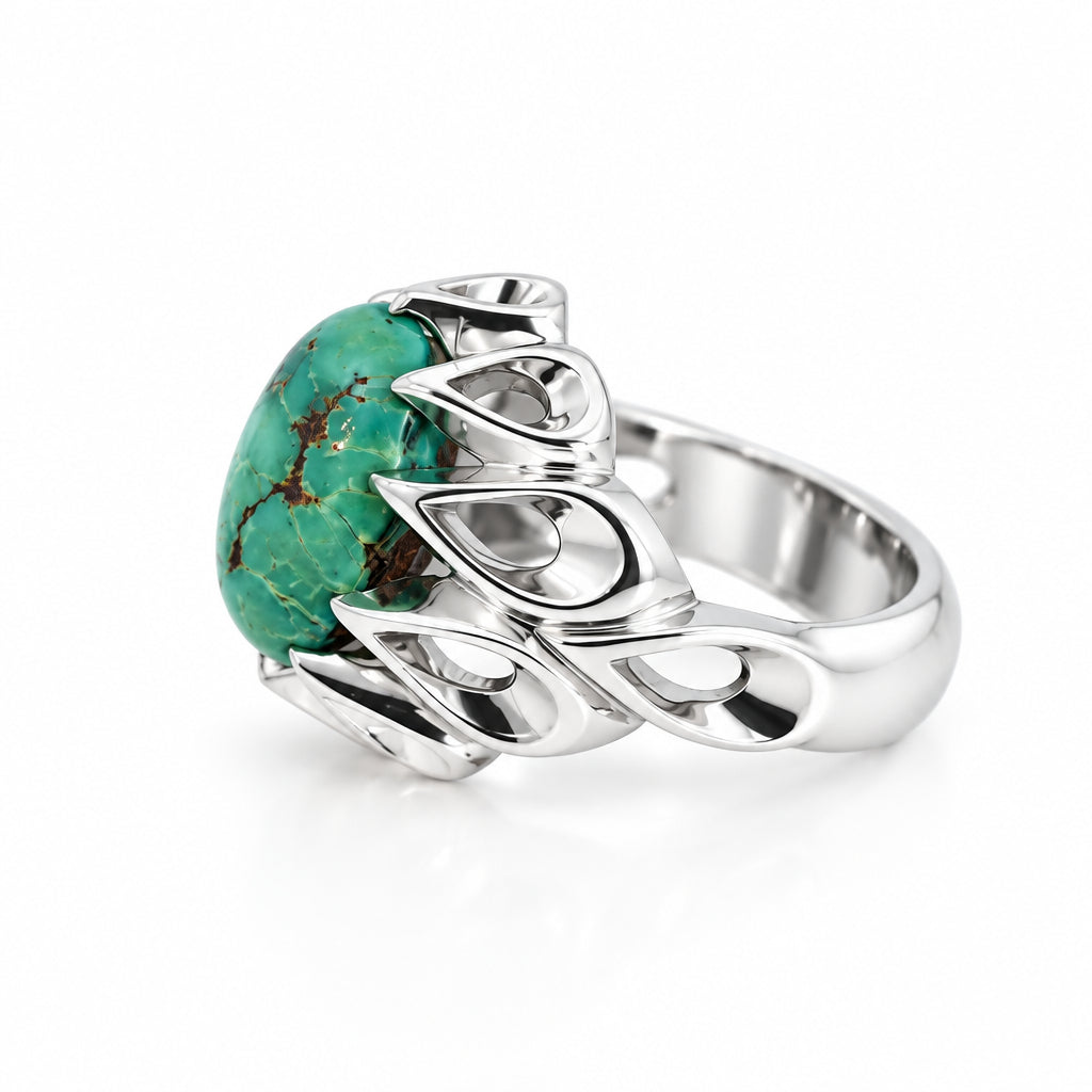 Golshan Neyshabur Turquoise Sterling Silver Ring