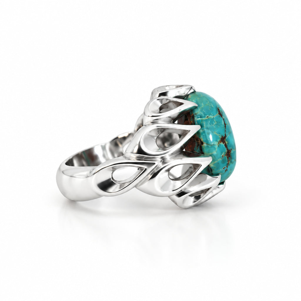 Golshan Neyshabur Turquoise Sterling Silver Ring