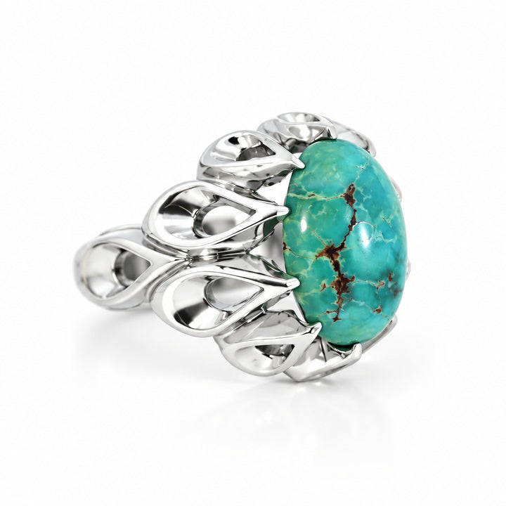 Golshan Neyshabur Turquoise Sterling Silver Ring