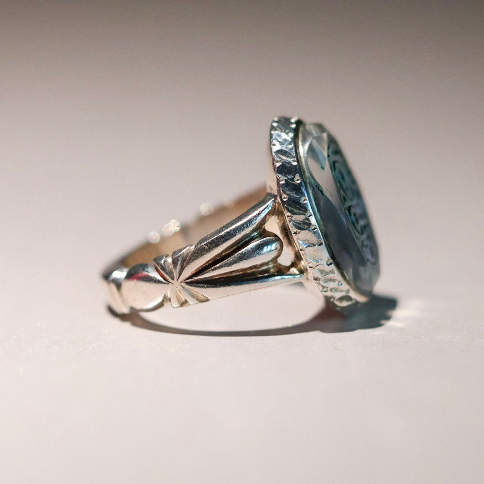 Noor Al-Najaf Sterling Silver Ring (Dur al-Najaf Gemstone)