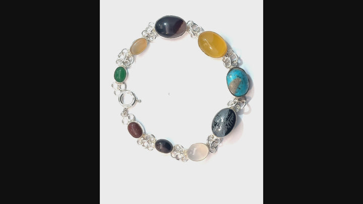 Multi-Gemstone Bracelet | A Symphony of Spiritual Energy