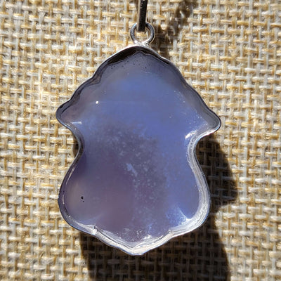 Red & Blue Aqeeq Stone Pendant Engraved Ya Ali - AlAliGems
