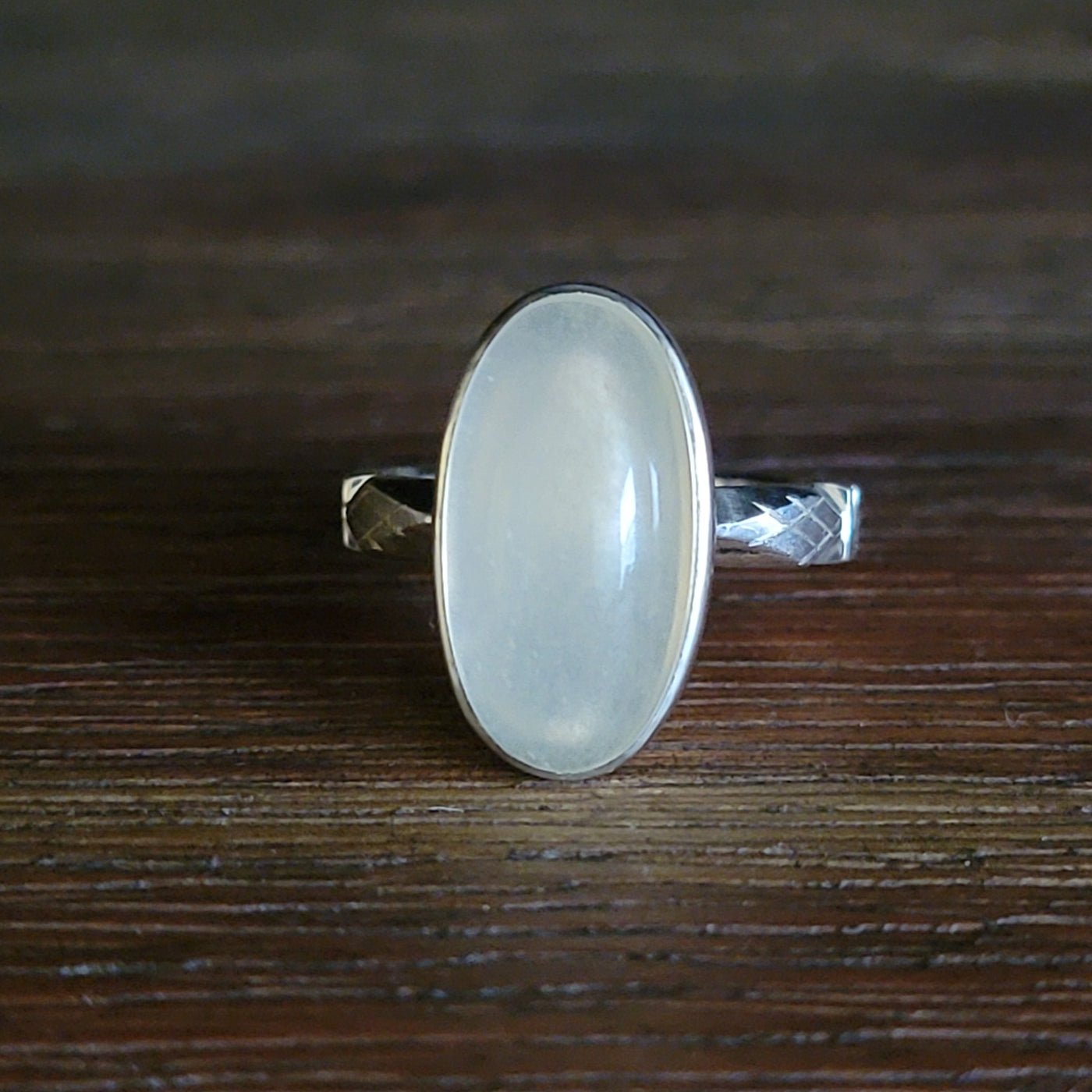 YEMENI WHITE AQEEQ STERLING SILVER RING FOR MEN | US RING SIZE 10 - AlAliGems