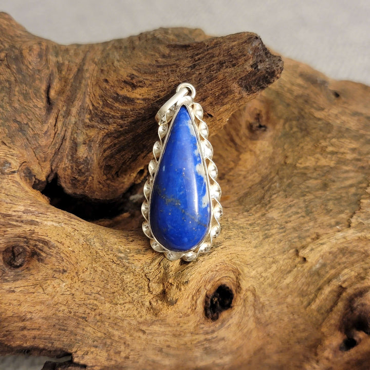 Lapis Lazuli Teardrop Stone Pendant - Al Ali Gems