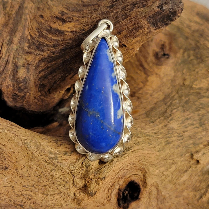 Lapis Lazuli Teardrop Stone Pendant - Al Ali Gems
