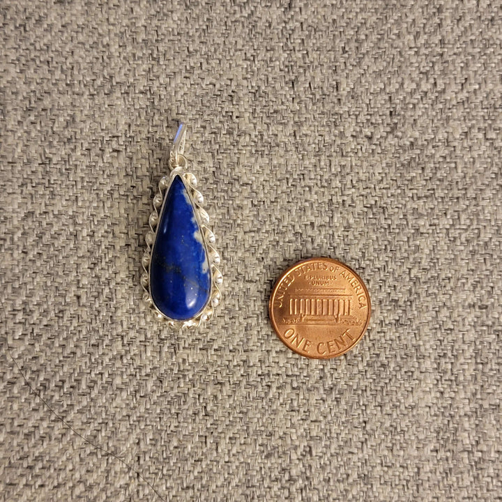 Lapis Lazuli Teardrop Stone Pendant - Al Ali Gems