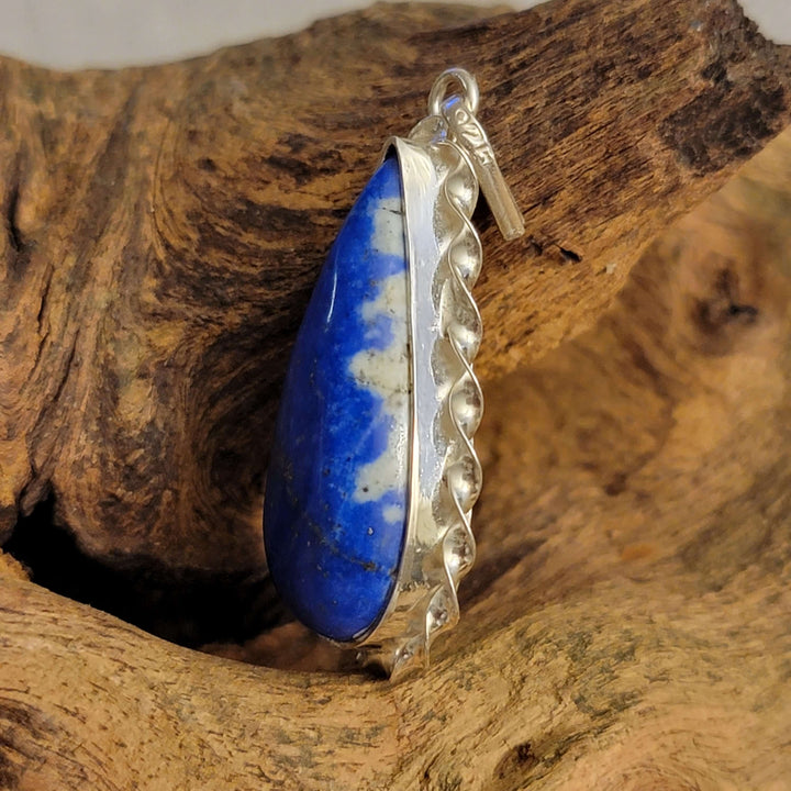 Lapis Lazuli Teardrop Stone Pendant - Al Ali Gems