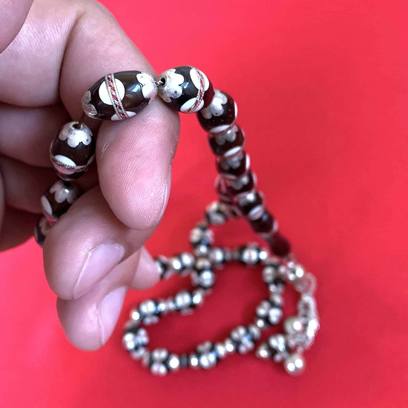 33 Beads Handmade Silver Egyption Tasbih | Muslim prayer beads Kuka tasbeeh islamic prayer beads, Misbaha | AlAliGems - Al Ali Gems