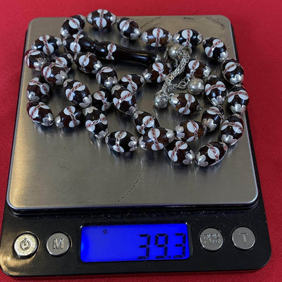 33 Beads Handmade Silver Egyption Tasbih | Muslim prayer beads Kuka tasbeeh islamic prayer beads, Misbaha | AlAliGems - Al Ali Gems
