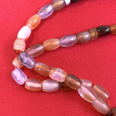 33 Beads of Yemen Islamic Tasbih Aqeeq Aqiq (Agate) Stones Prayer Bead, Yemeni Muslim Tesbih Taspih, 13 x 7 mm | Yemeni Aqeeq Stone - Al Ali Gems