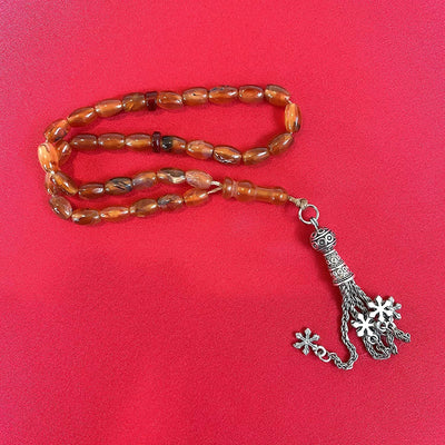 33 Beads Yemeni Aqeeq Tasbih - Al Ali Gems