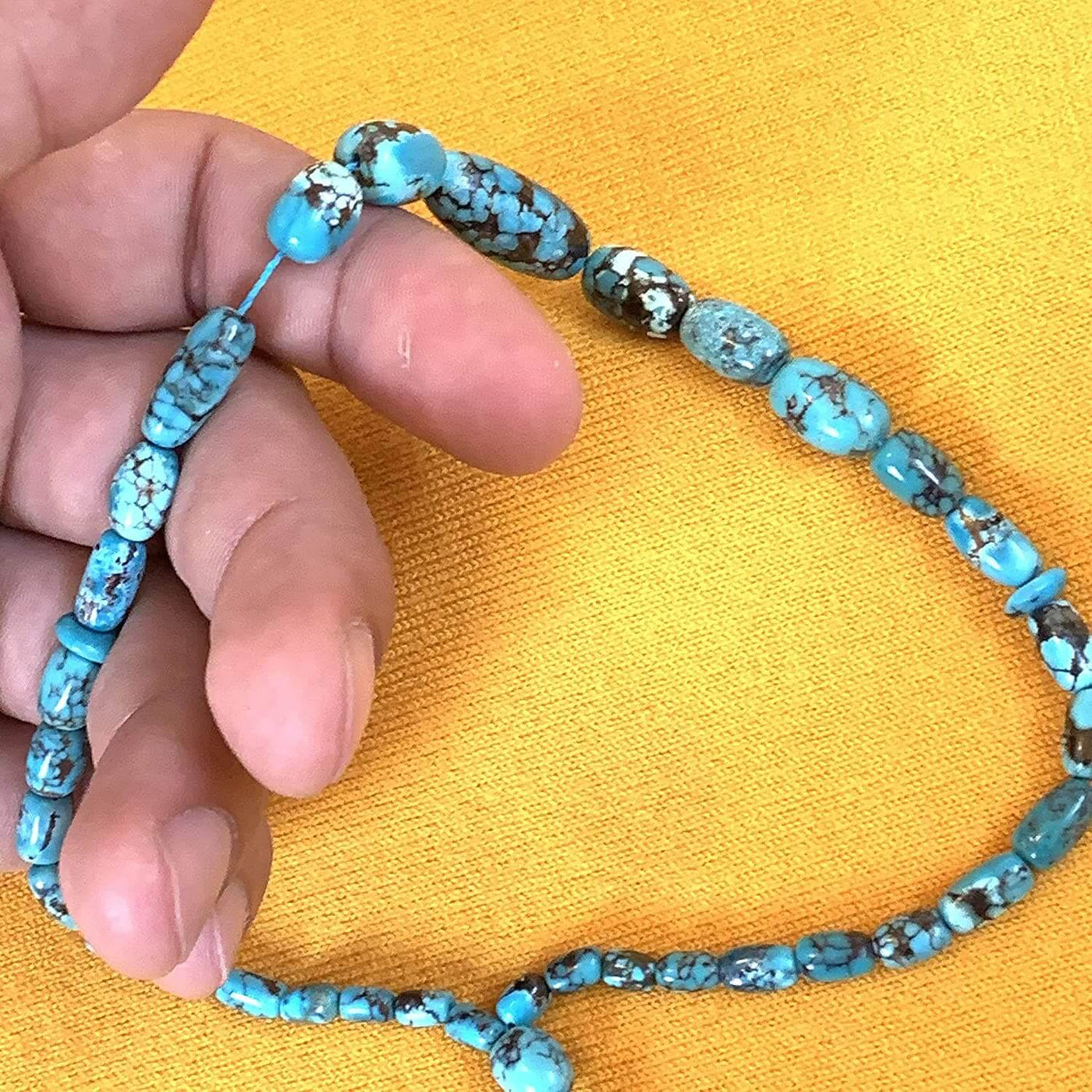 33 Beads Tasbih | Natural Persian Turquoise Beads Rosary | Feroza Stone Tasbih | Irani Turquoise Misbaha | AlAliGems Islamic Beads | Nyshapuri Feroza Stone - Al Ali Gems