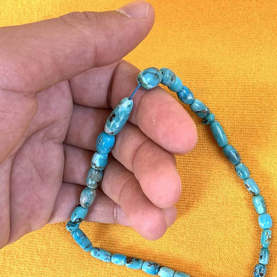 33 Beads Tasbih | Natural Persian Turquoise Beads Rosary | Feroza Stone Tasbih | Irani Turquoise Misbaha | AlAliGems Islamic Beads | Nyshapuri Feroza Stone - Al Ali Gems
