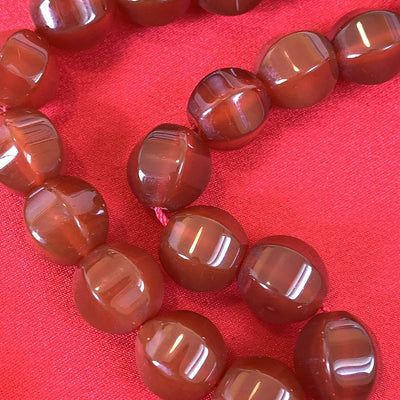 33 Beads Tasbih Red Akik Tasbih | Aqeeq Tasbih Akik Tasbih Agate Tasbih | Red Aqeeq Stone Beads | Aqeeq Misbaha - Al Ali Gems