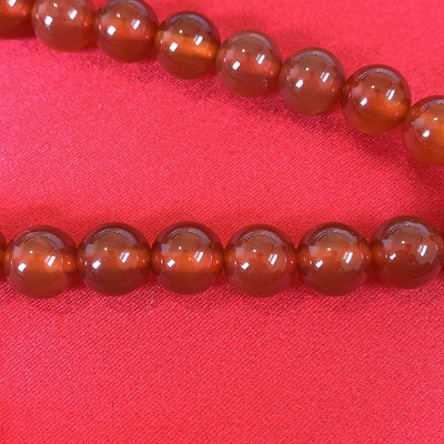 33 Beads Tasbih Red Akik Tasbih | Aqeeq Tasbih Akik Tasbih Agate Tasbih | Red Aqeeq Stone Beads | Aqeeq Misbaha - Al Ali Gems