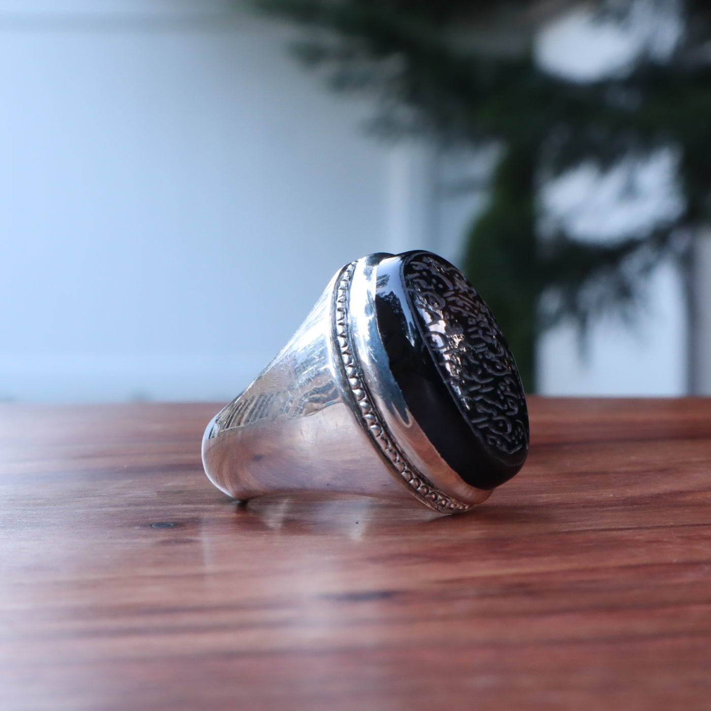 HANDMADE SILVER HADEED E CHINI RING | US SIZE 12 - AlAliGems