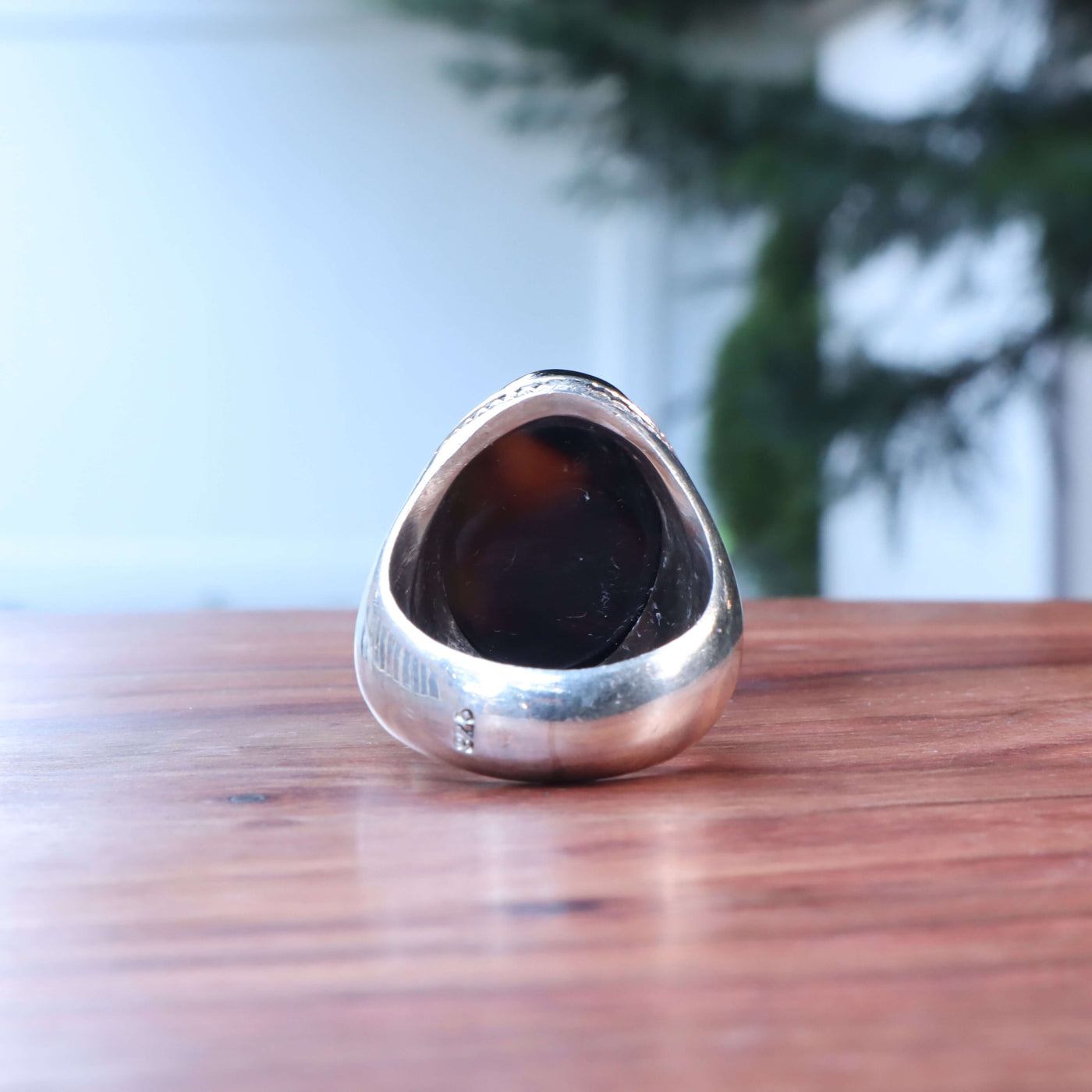 HANDMADE SILVER HADEED E CHINI RING | US SIZE 12 - AlAliGems