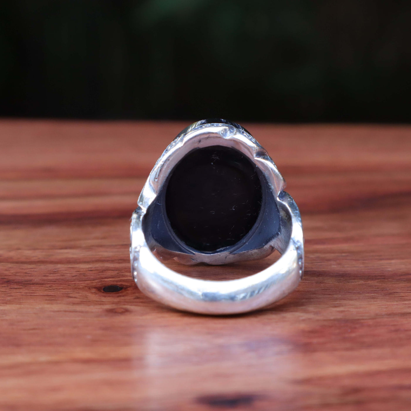 HANDMADE SILVER HADEED E CHINI RING | US SIZE 9.5 - AlAliGems