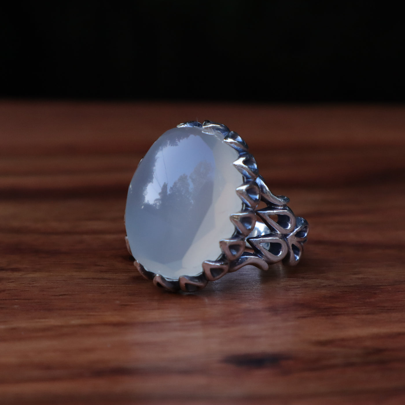 YEMENI AQEEQ STERLING SILVER RING FOR MEN | US RING SIZE 10 - AlAliGems