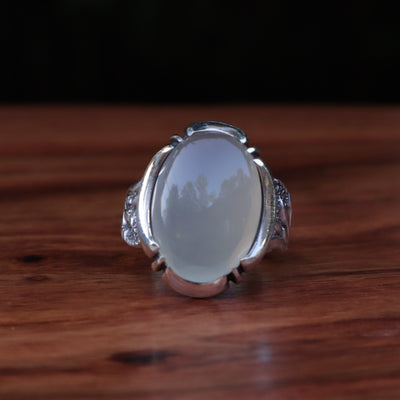 YEMENI AQEEQ STERLING SILVER RING FOR MEN | US RING SIZE 9 - AlAliGems