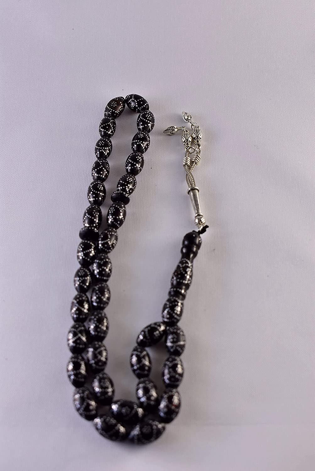 Black Coral 33 Beads | مسبحة يسر Genuine Yusr Tasbih Yusr Beads Yusur Tasbih Yusur Beads - Al Ali Gems