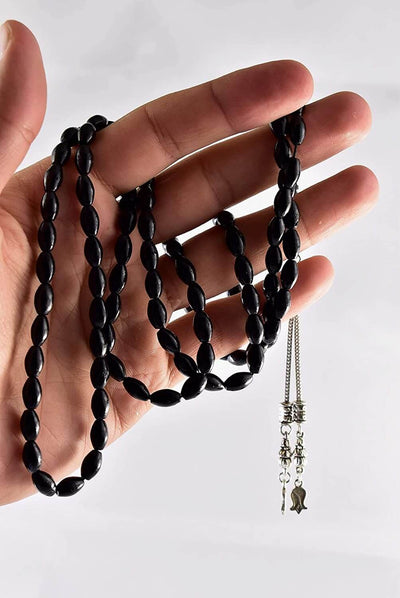 Black Coral 99 Beads | مسبحة يسر Genuine Yusr Tasbih Yusr Beads Yusur Tasbih Yusur Beads - Al Ali Gems