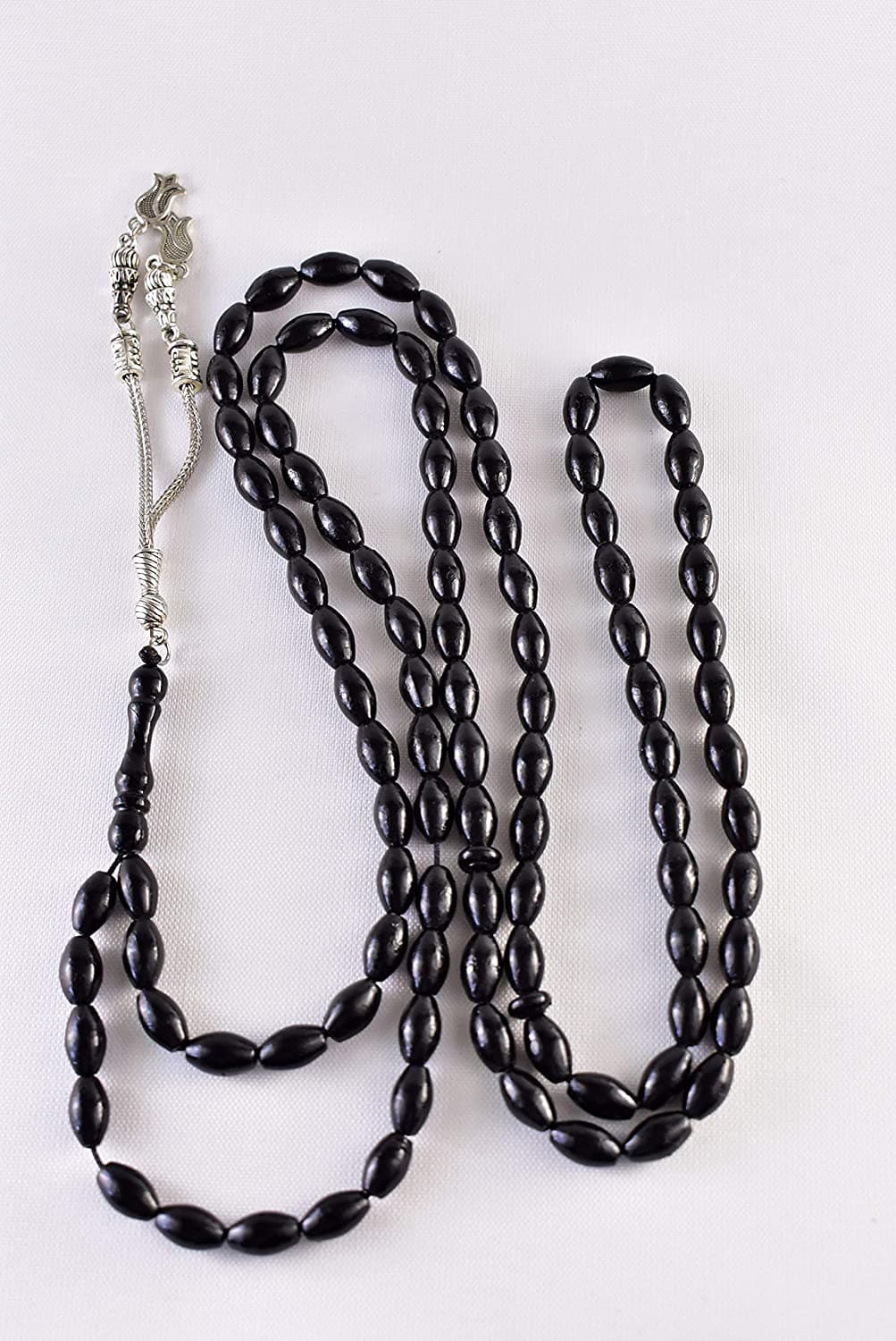 Black Coral 99 Beads | مسبحة يسر Genuine Yusr Tasbih Yusr Beads Yusur Tasbih Yusur Beads - Al Ali Gems