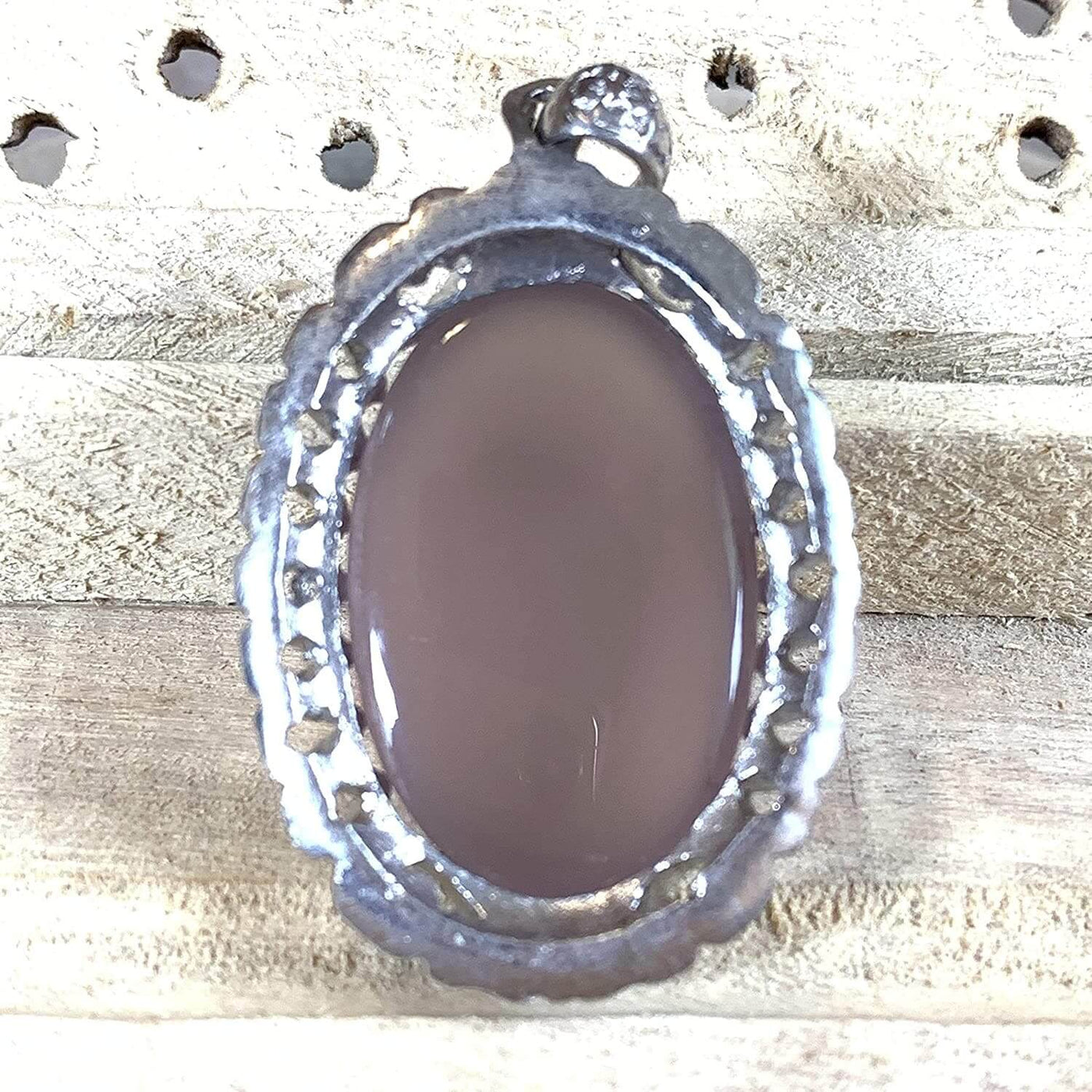 Blue Akik Pendant for men and women | S925K | Blue Yemeni Aqeeq Stone Pendant | Blue Aqeeq Yemeni | AlAliGems - Al Ali Gems