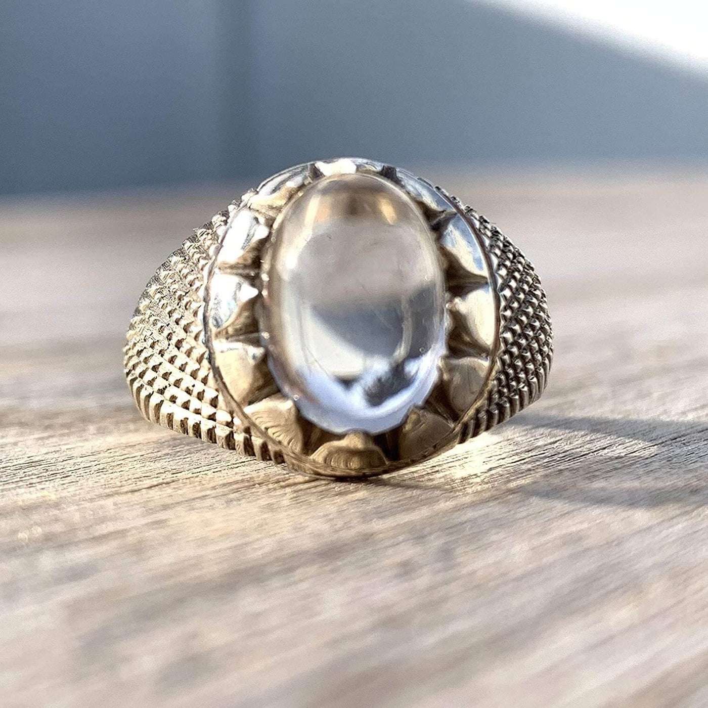 Dur e Najaf Ring Silver | خاتم در النجف الاصلي | AlAliGems | Genuine Dur E Najaf Stone Ring | Silver 925 Size 10 - Al Ali Gems