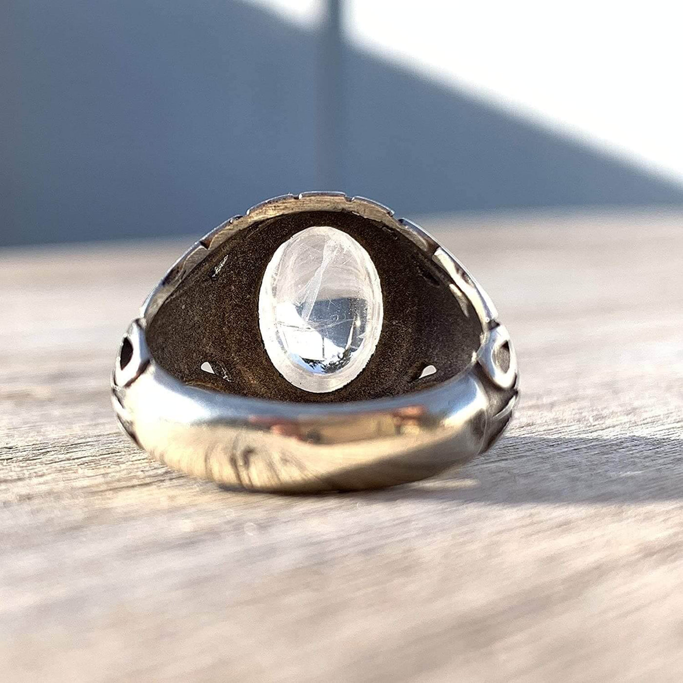 Dur e Najaf Ring Silver | خاتم در النجف الاصلي | AlAliGems | Genuine Dur E Najaf Stone Ring | Silver 925 Size 10 - Al Ali Gems