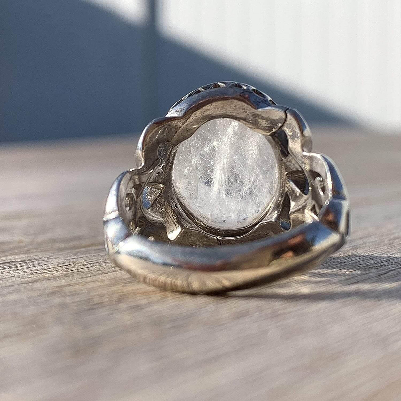 Dur e Najaf Ring Silver | خاتم در النجف الاصلي | AlAliGems | Genuine Dur E Najaf Stone Ring | Silver 925 Size 10 - Al Ali Gems