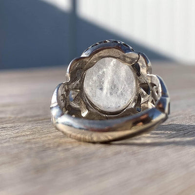 Dur e Najaf Ring Silver | خاتم در النجف الاصلي | AlAliGems | Genuine Dur E Najaf Stone Ring | Silver 925 Size 10 - Al Ali Gems
