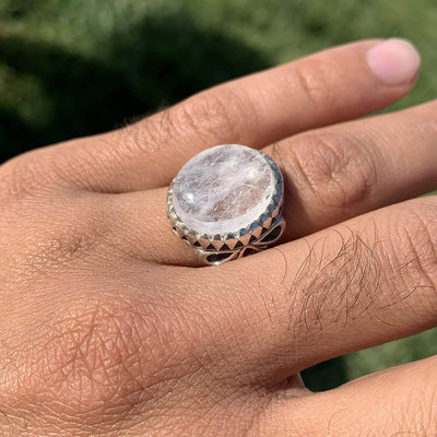 Dur e Najaf Ring Silver | خاتم در النجف الاصلي | AlAliGems | Genuine Dur E Najaf Stone Ring | Silver 925 Size 10 - Al Ali Gems