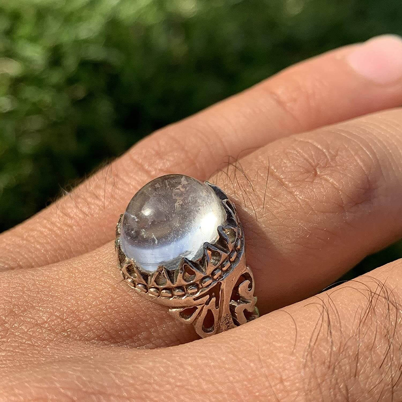 Dur e Najaf Ring Silver | خاتم در النجف الاصلي | AlAliGems | Genuine Dur E Najaf Stone Ring | Silver 925 Size 10 - Al Ali Gems