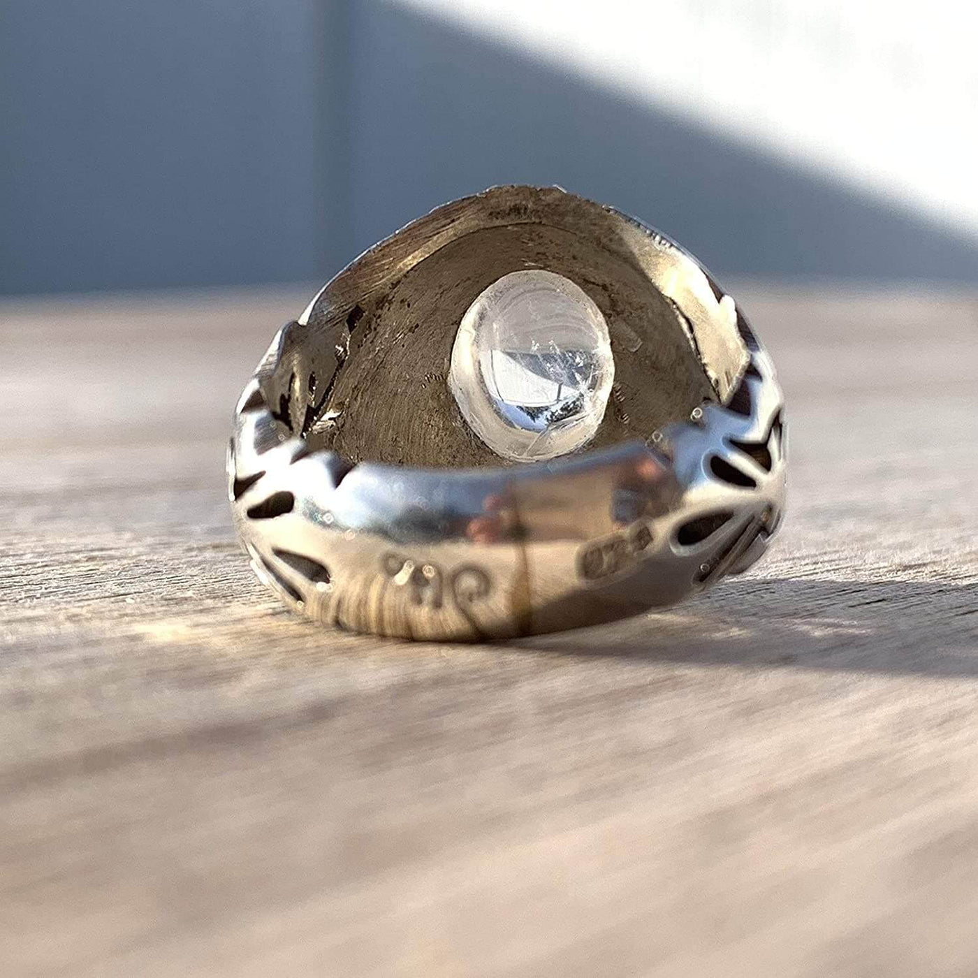 Dur e Najaf Ring Silver | خاتم در النجف الاصلي | AlAliGems | Genuine Dur E Najaf Stone Ring | Silver 925 Size 10.5 - Al Ali Gems