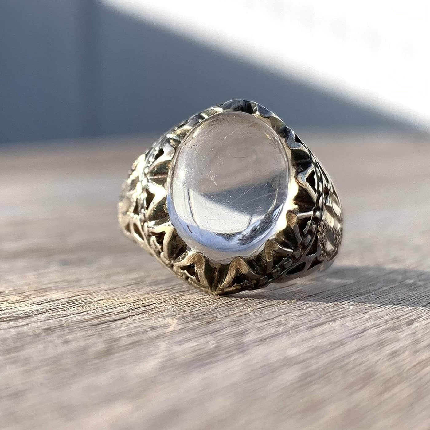 DUR E NAJAF RING STERLING SILVER RING | خاتم در النجف الاصلي | US SIZE 11 - Al Ali Gems