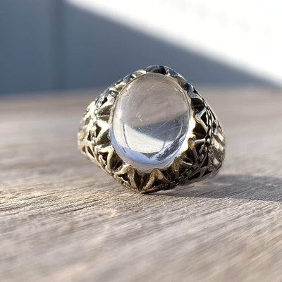 DUR E NAJAF RING STERLING SILVER RING | خاتم در النجف الاصلي | US SIZE 11 - Al Ali Gems