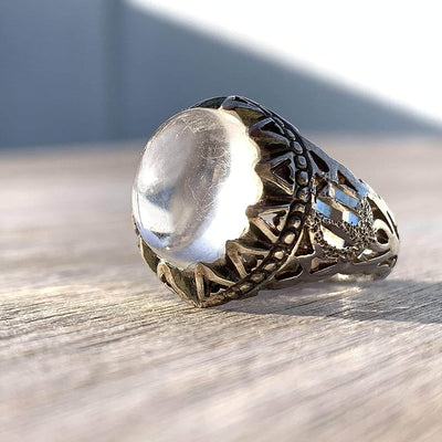 DUR E NAJAF RING STERLING SILVER RING | خاتم در النجف الاصلي | US SIZE 11 - Al Ali Gems