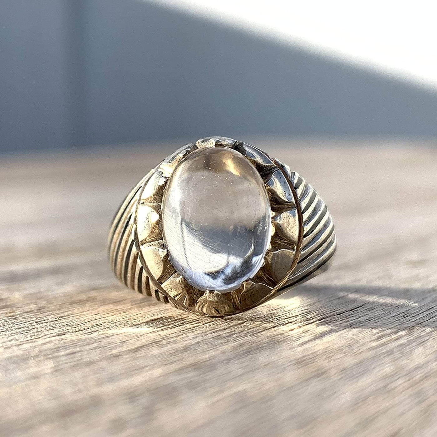 Dur e Najaf Ring Silver | خاتم در النجف الاصلي | AlAliGems | Genuine Dur E Najaf Stone Ring | Silver 925 Size 8 - Al Ali Gems