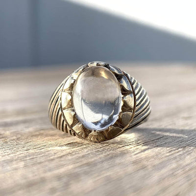Dur e Najaf Ring Silver | خاتم در النجف الاصلي | AlAliGems | Genuine Dur E Najaf Stone Ring | Silver 925 Size 8 - Al Ali Gems